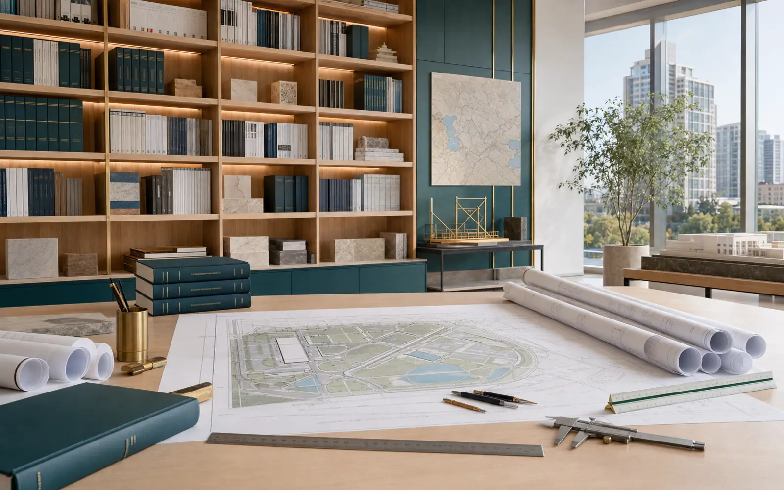 Engineering knowledge library with technical references, drawings and precision tools