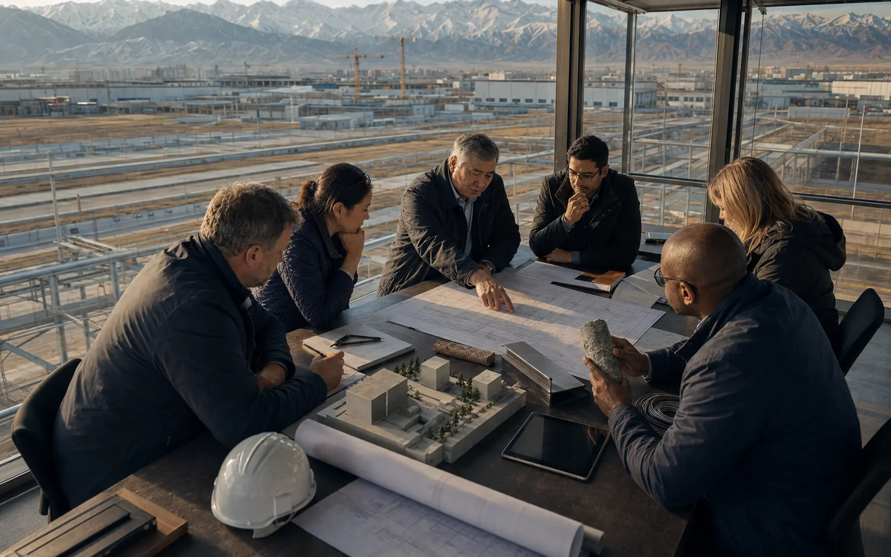 International engineering company working with a local Kazakhstan project adviser